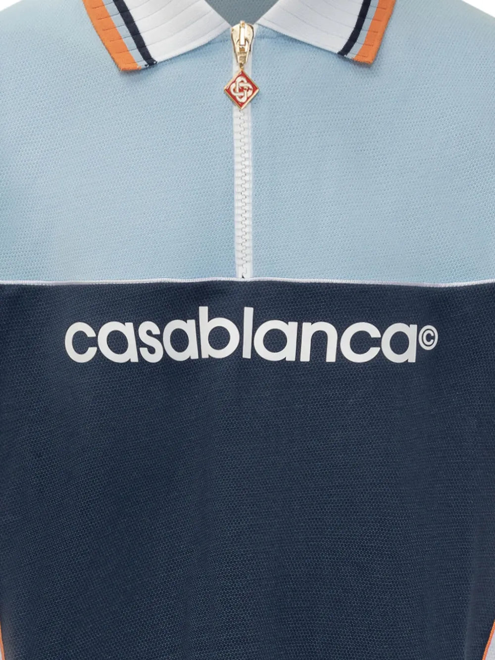 Casablanca polo à design colour block
