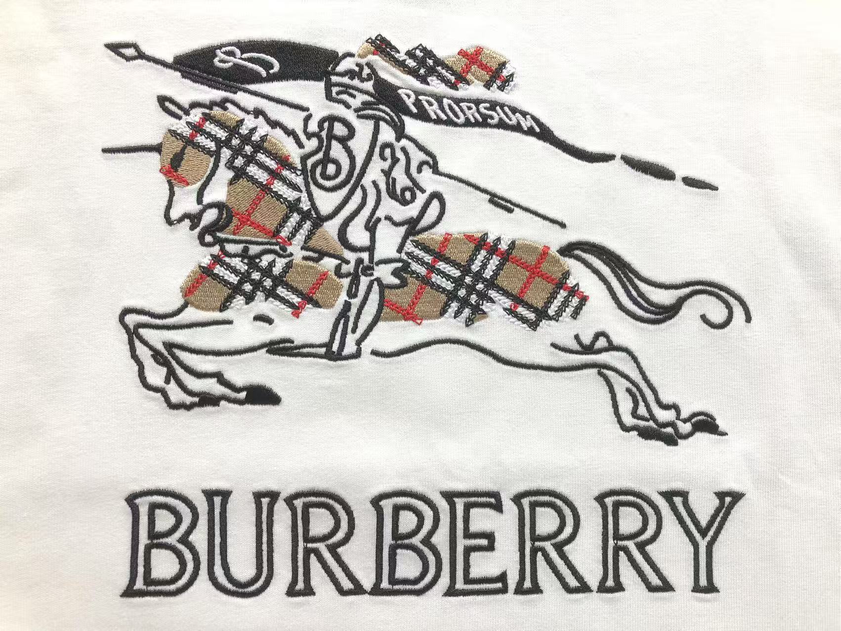 Burberry T-shirt en coton EKD Sketch